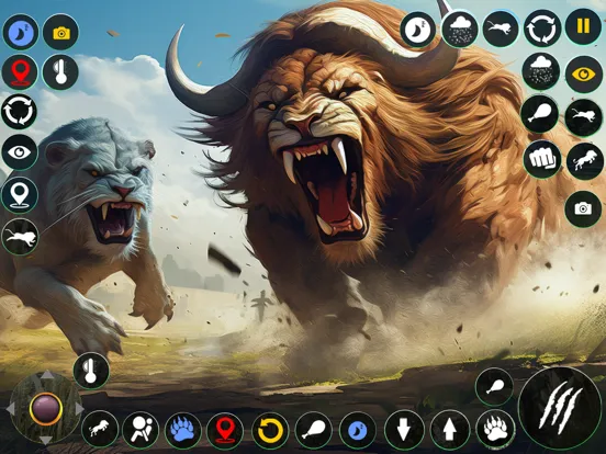 Capturas de tela do Wild Lion Simulator Hunting iPad 