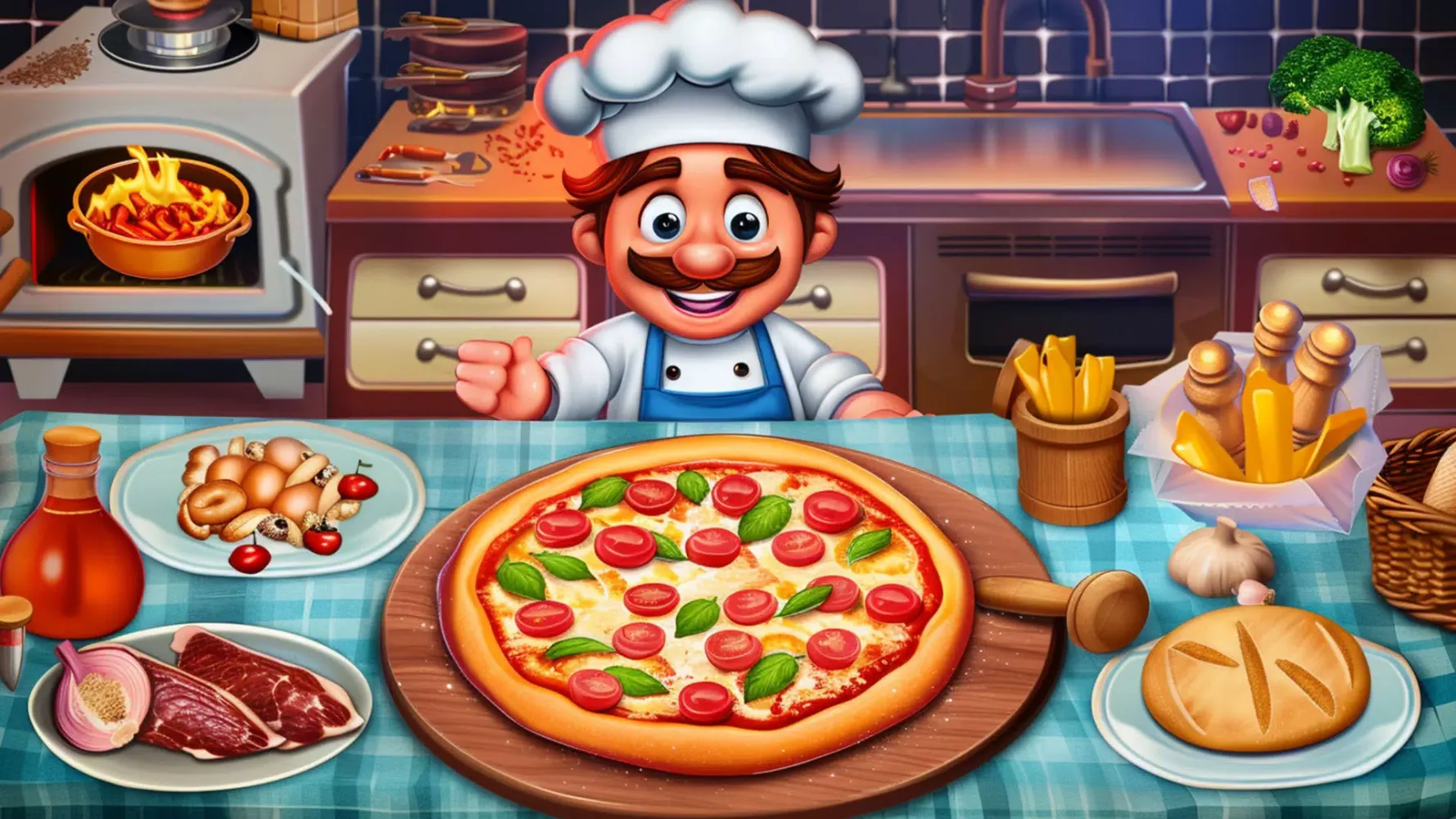 Pizza Maker Cooking Girls Game Screenshots