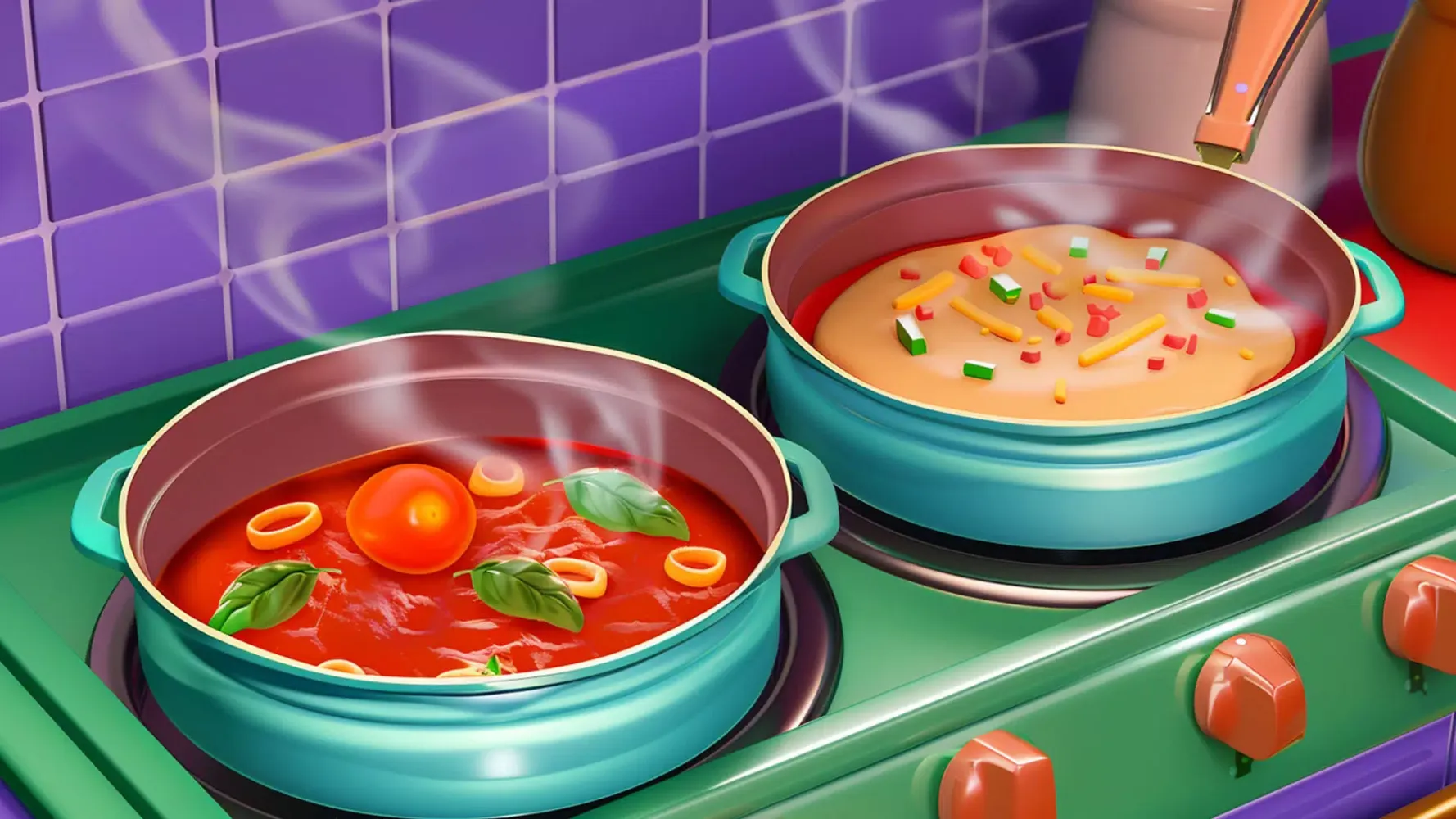 Pizza Maker Cooking Girls Game Screenshots