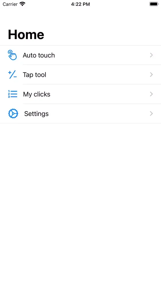 Ảnh chụp màn hình của Auto Touch