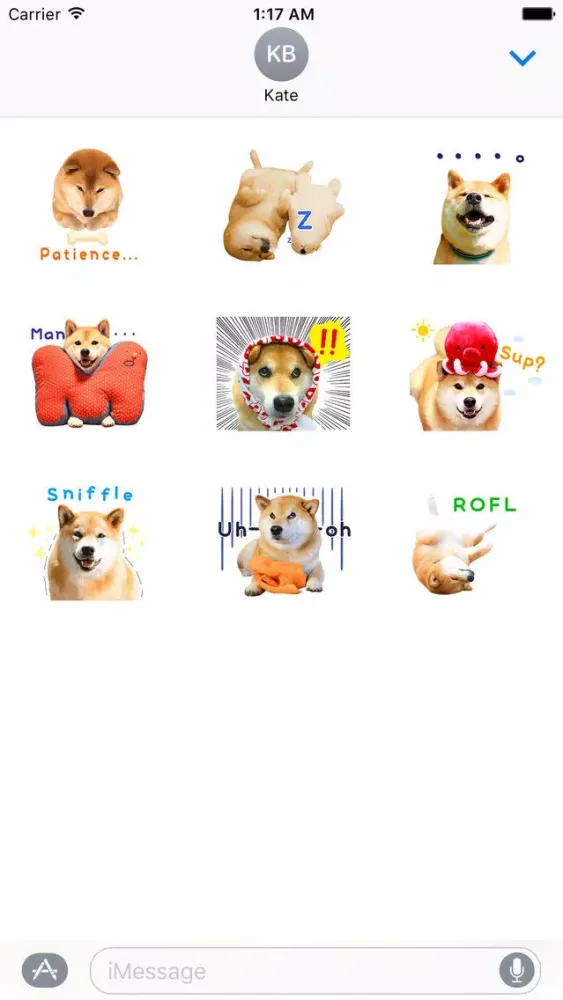 Adorable Shiba Inu Dog Sticker應用截圖