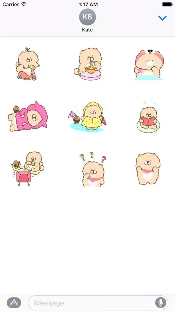 Animated Chow Chow Dog Sticker应用截图