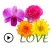 Animated Cute Flower Greetings