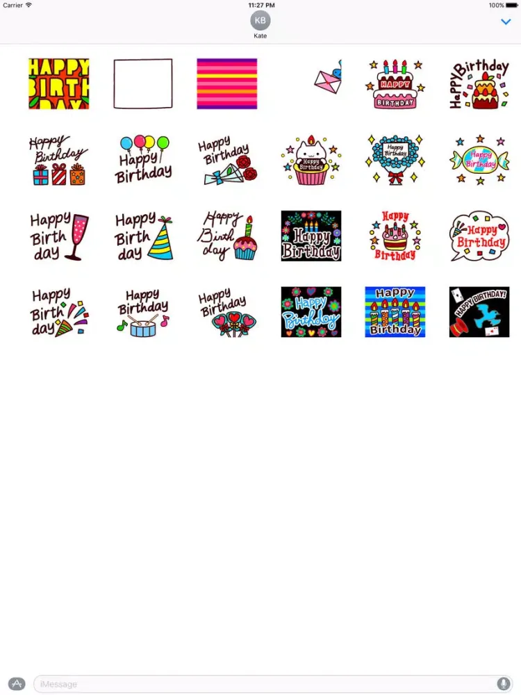 Animated Happy Birthday iPad  Screenshots