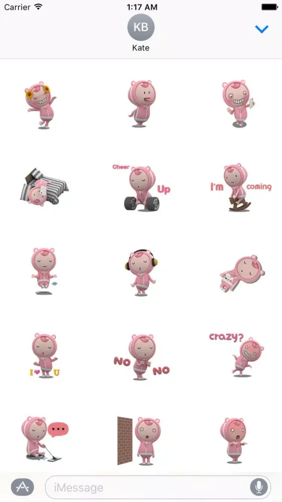 Скриншоты Animated Lovely Girl Sticker