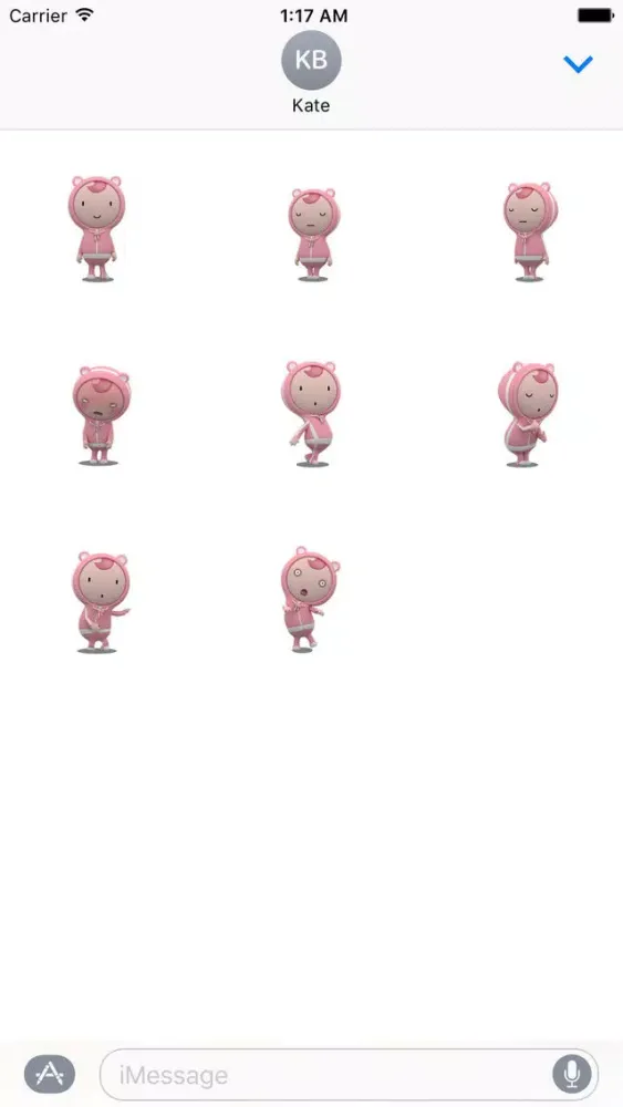 Скриншоты Animated Lovely Girl Sticker