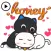 Animated Black Cat and Potato