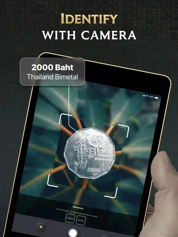 SnapCoin: Identify Coin Value iPad  Screenshots