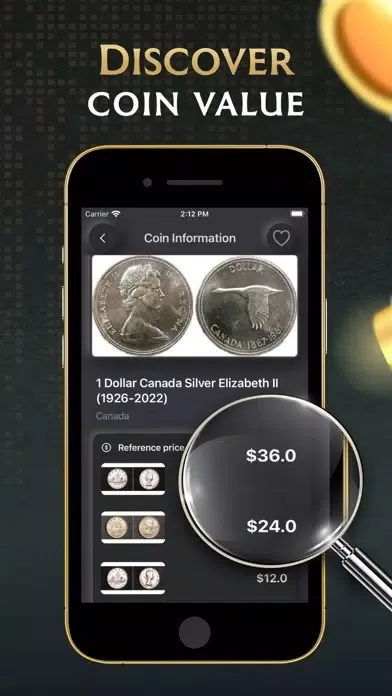 SnapCoin: Identify Coin Value Screenshots