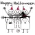 Cute Monsters In Halloween