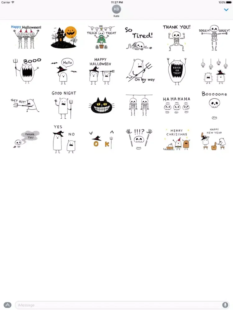 Captures d'écran de Cute Monsters In Halloween iPad 