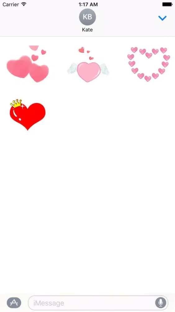 Love And Heart Sweet Sticker应用截图