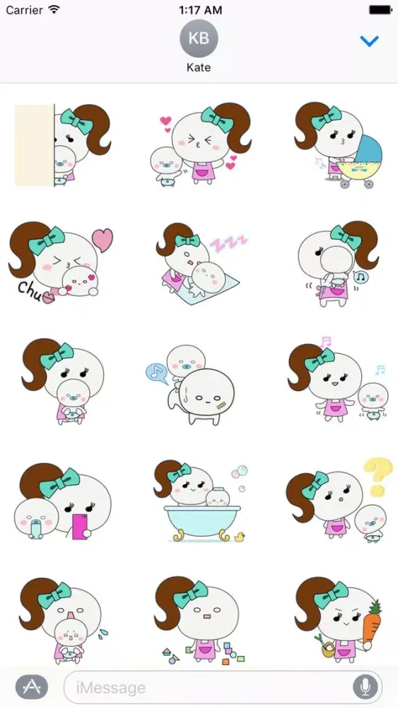 Zrzuty ekranu Mother And Her Child Sticker