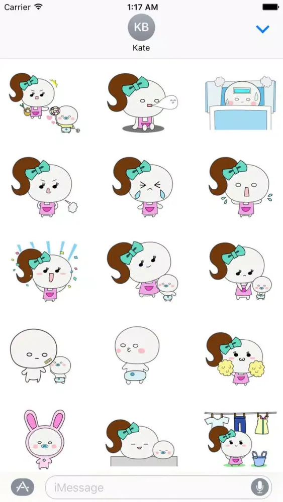 Zrzuty ekranu Mother And Her Child Sticker
