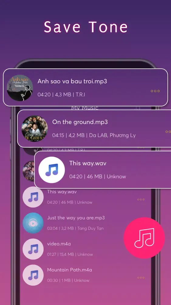 Captures d'écran de Ringtones Maker - Top Music