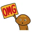 Rugbyball Man Emoji Sticker