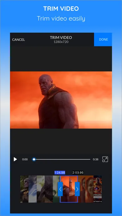 Tangkapan layar CrVid - Great video editor!