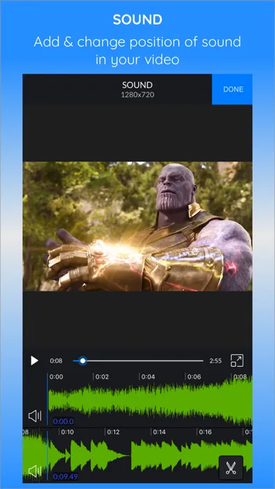Tangkapan layar CrVid - Great video editor!