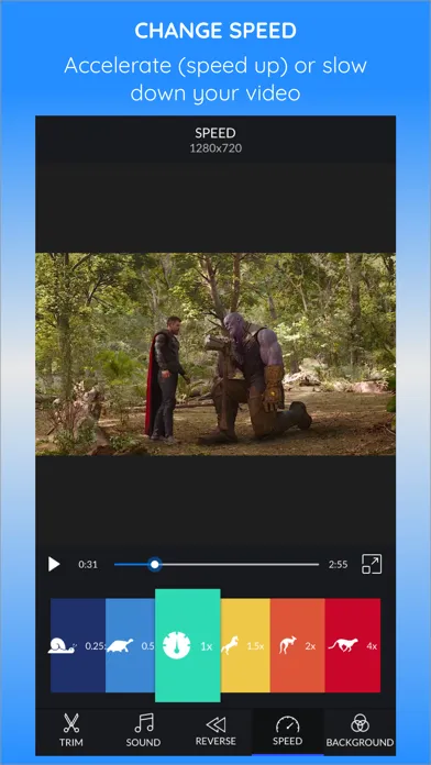 Tangkapan layar CrVid - Great video editor!