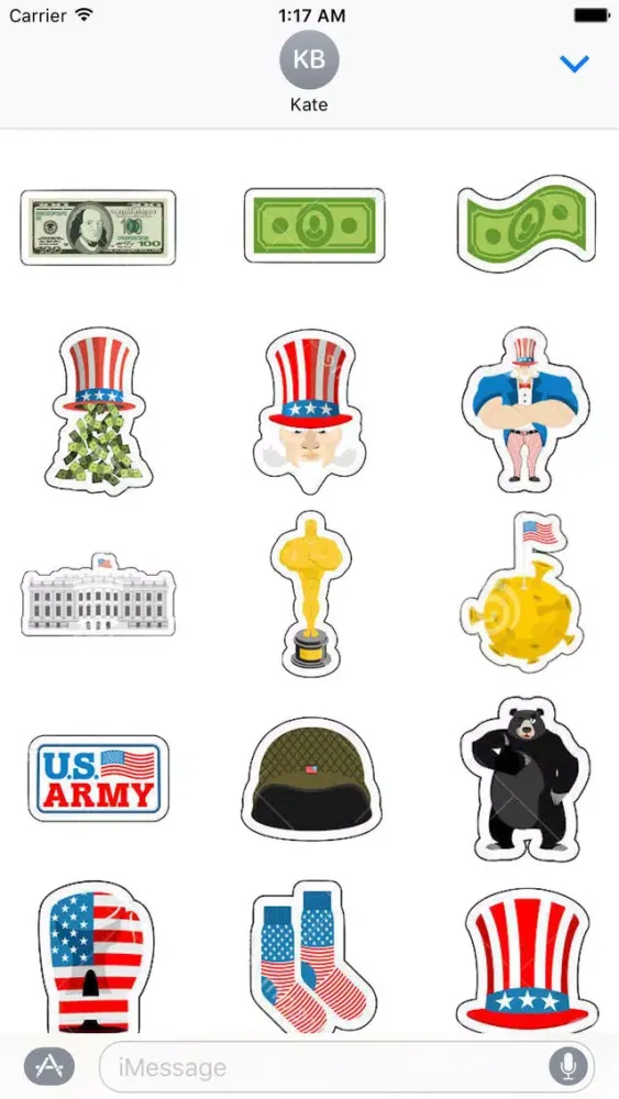 USA Icon Sticker Screenshots