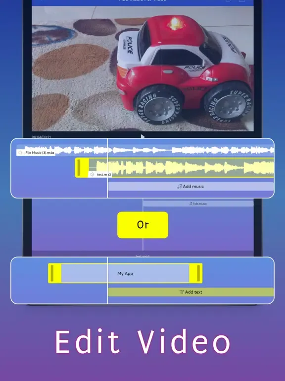 Video Editor - Videos to mp3 iPad  स्क्रीनशॉट