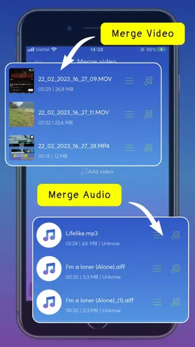 Video Editor - Videos to mp3 स्क्रीनशॉट