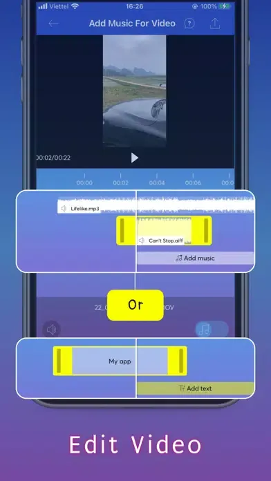 Video Editor - Videos to mp3 स्क्रीनशॉट
