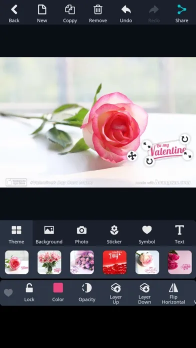 Valentine’s Day Card Maker स्क्रीनशॉट
