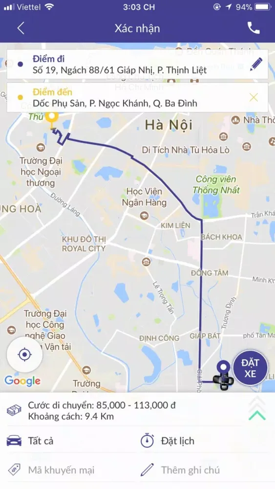 Đặt Xe Thái Nguyên Screenshots