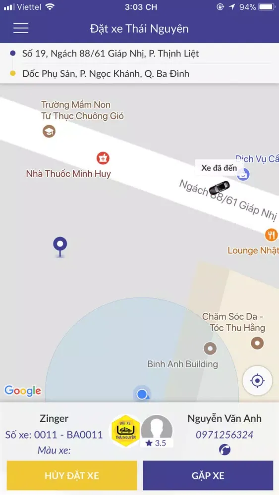 Đặt Xe Thái Nguyên Screenshots