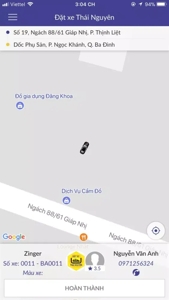 Đặt Xe Thái Nguyên Screenshots