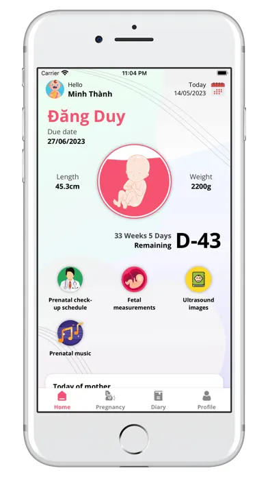 تصاویر Mompee: Pregnancy Tracker