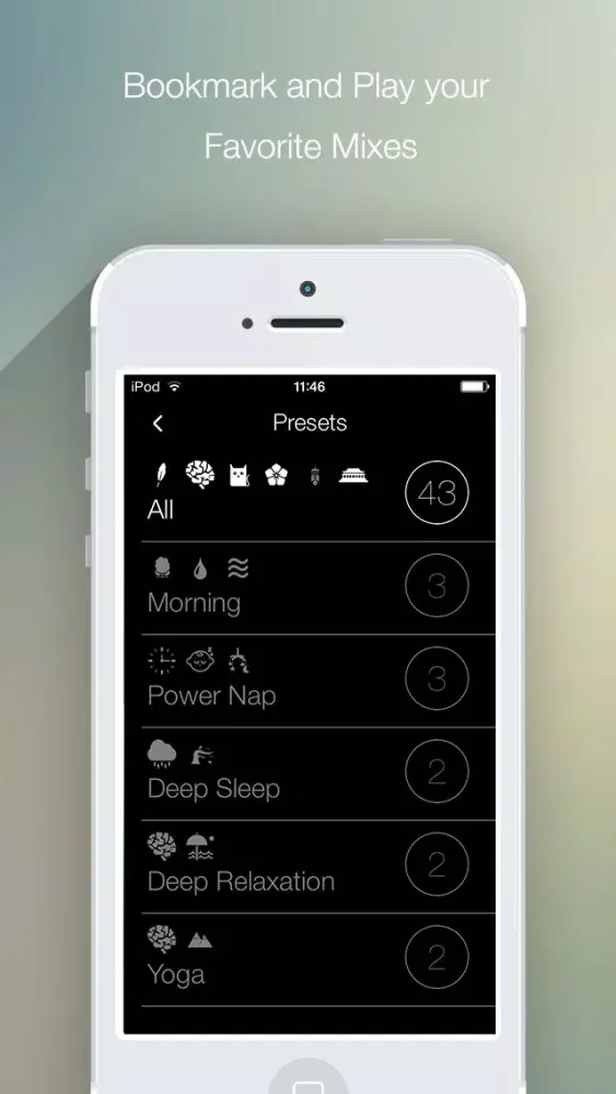 Soundmask: white noise, relaxing nature sounds, ambience music, relax melodies, simplenoise, sleep pillow for sleeping, relaxing, meditation, yoga, reading & creativity Screenshots