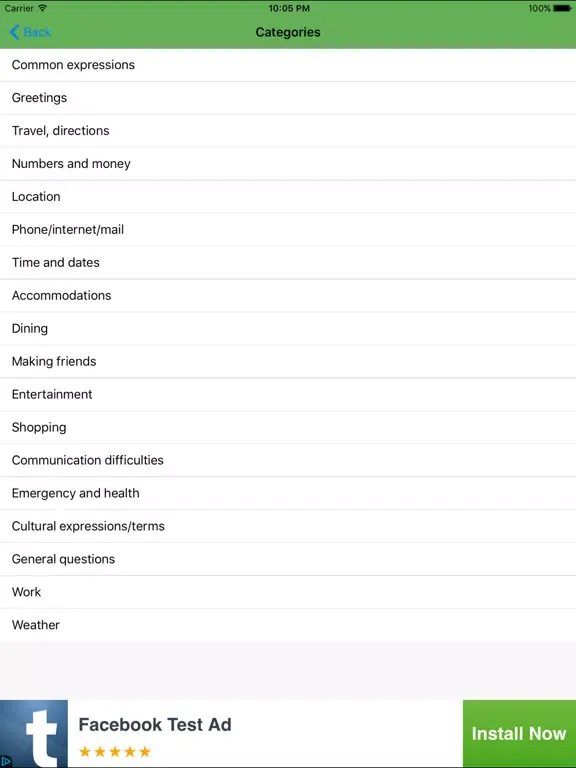 Conversation English Free iPad  Ekran Görüntüleri