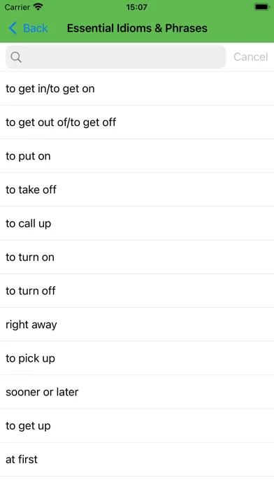 English - Idioms And Phrases Screenshots