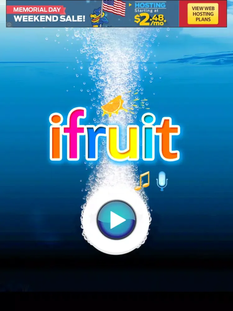 Capturas de tela do iFruit - Trái cây vui nhộn iPad 