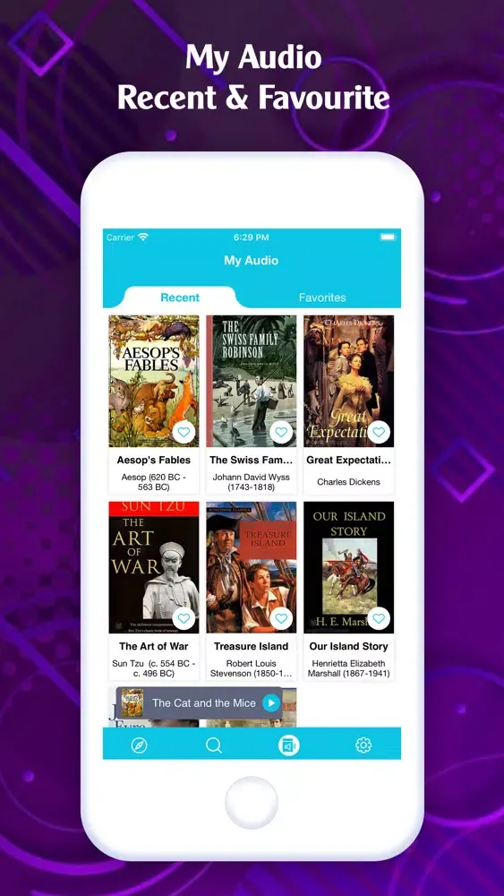 Capturas de tela do eBooks - Listen to Audio Books