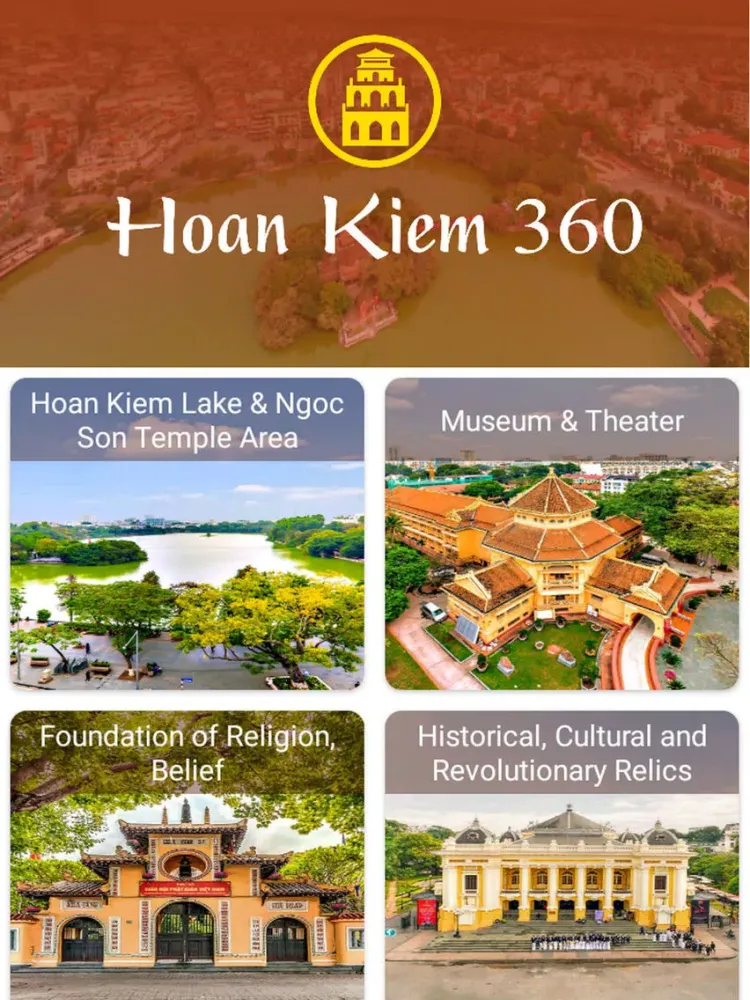 Ảnh chụp màn hình của Hoan Kiem 360° iPad 