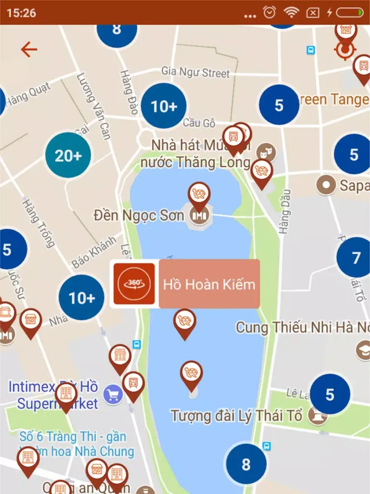 Ảnh chụp màn hình của Hoan Kiem 360° iPad 