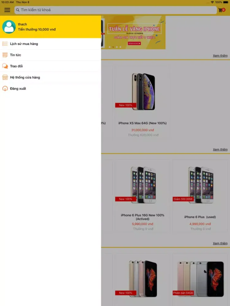 Capturas de pantalla de SangMobile – Uy tín chất lượng iPad 