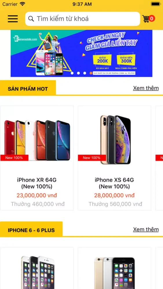 Capturas de pantalla de SangMobile – Uy tín chất lượng