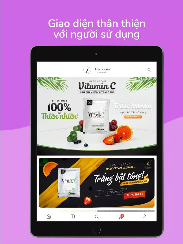 Capturas de pantalla de Hoà Sunny Cosmetic iPad 