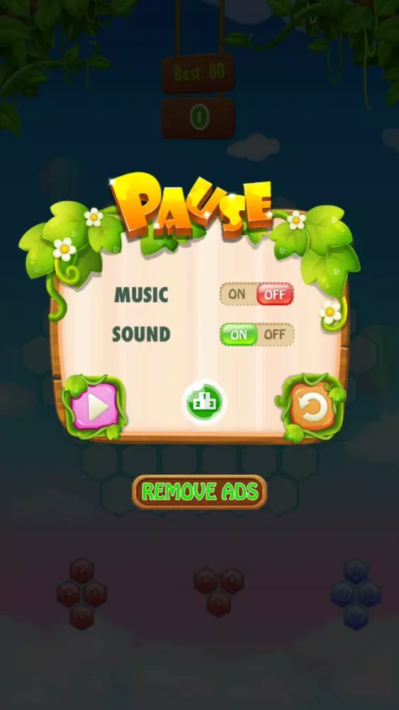 Screenshot di Honey Jam : Tetra Puzzle Free Game