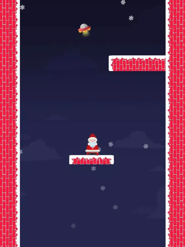 Tangkapan skrin Spider-Santa Swing Tower : Xmas Dash-free christmas game iPad 