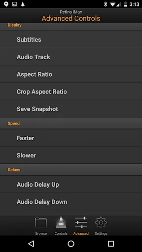 Captures d'écran de VLC Remote Lite