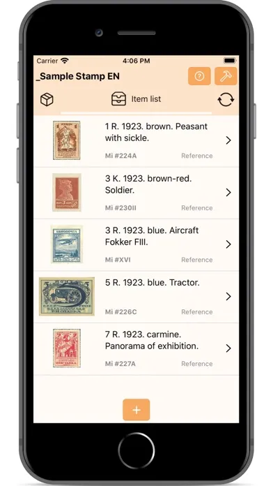 Capturas de tela do My Philately