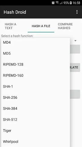 Hash Droid Screenshots