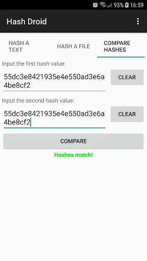 Hash Droid Screenshots