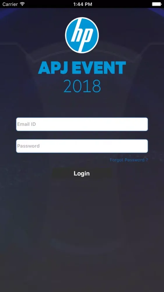 HP APJ Event 2018 スクリーンショット