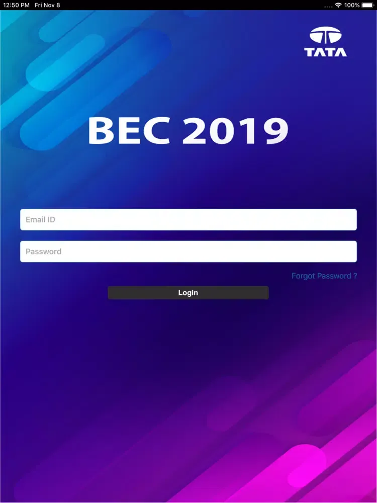BEC 2019 iPad  Screenshots